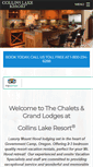 Mobile Screenshot of collinslakecondoresort.com